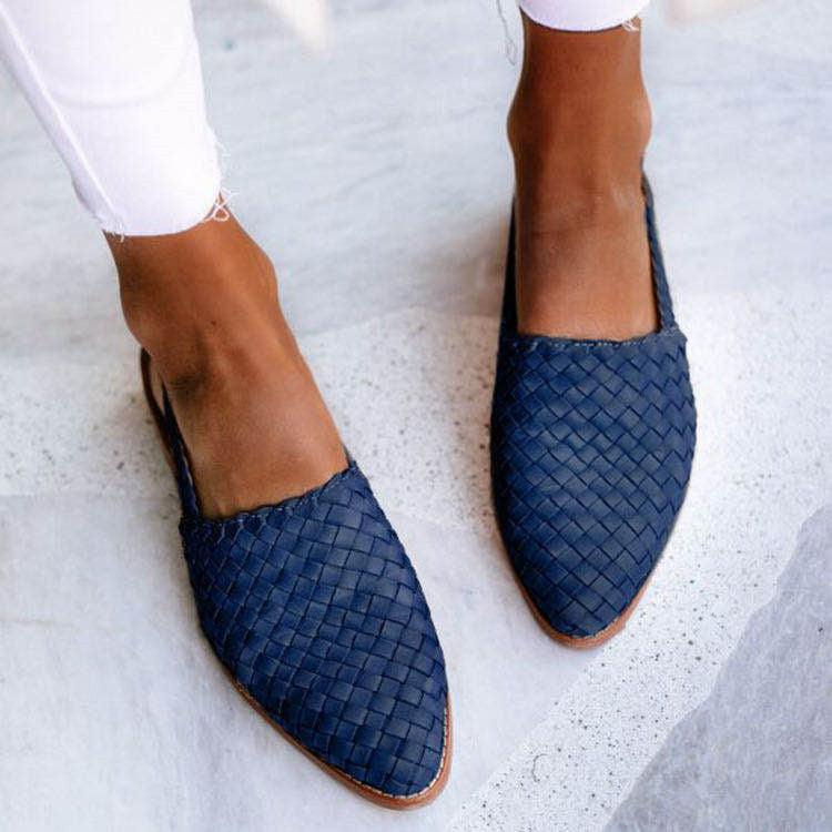 Women’s Closed-Toe Flats | Slingback Design