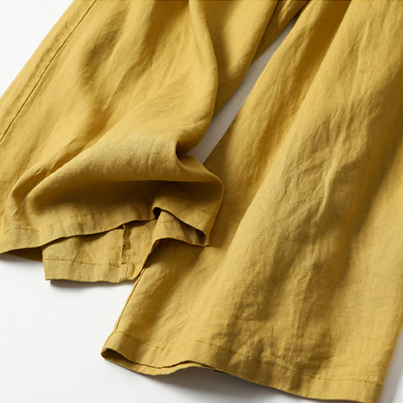 Women's Wide-Leg Trousers with Relaxed Fit and Versatile Style