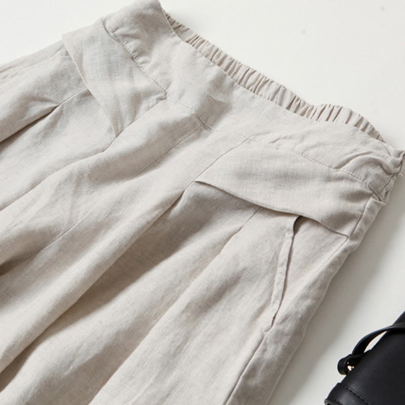 Women's Wide-Leg Trousers with Relaxed Fit and Versatile Style