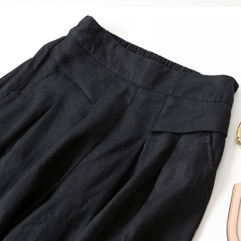 Women's Wide-Leg Trousers with Relaxed Fit and Versatile Style