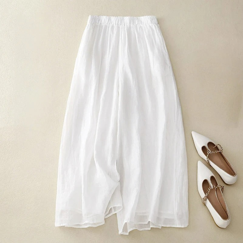 Women's Loose Waistband Trousers with Relaxed Fit and Versatile Style