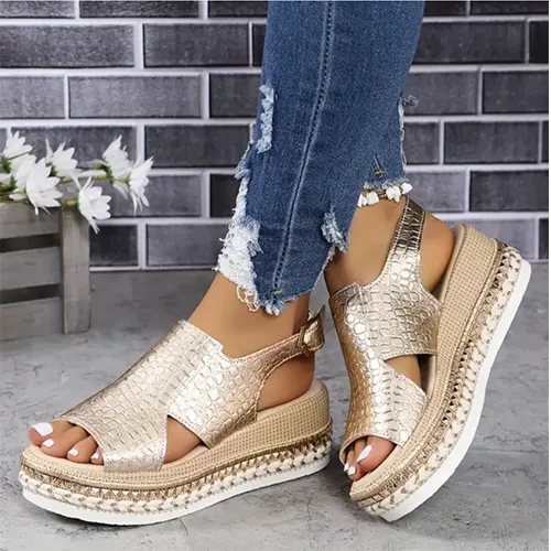 Women’s Open Platform Sandals | Classic Design