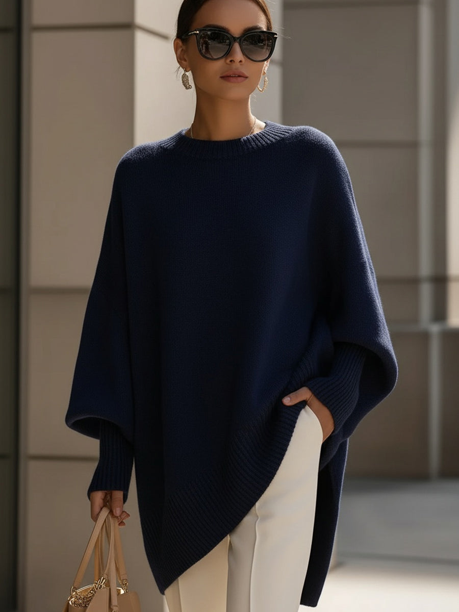 Women's Oversized Poncho with Soft Fabric and Versatile Design