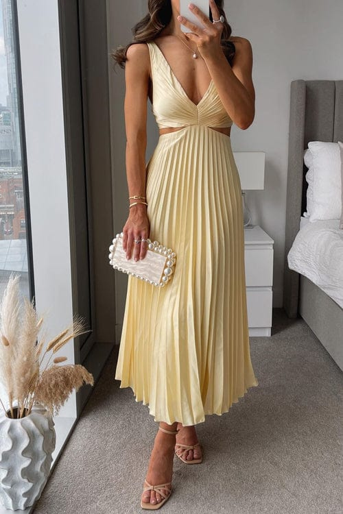 Women’s Pleated Dress | Midi