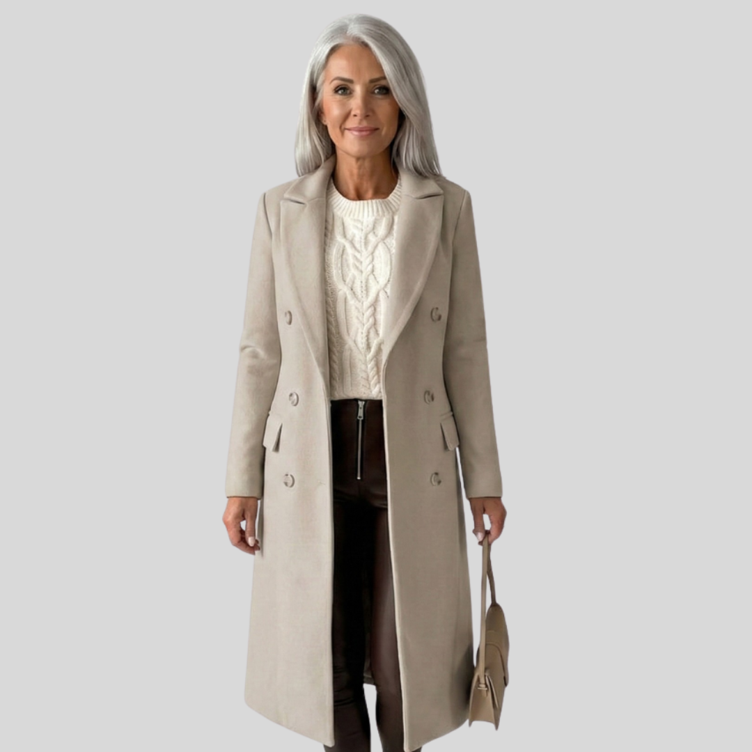 Hazel - Elegant Longline Coat
