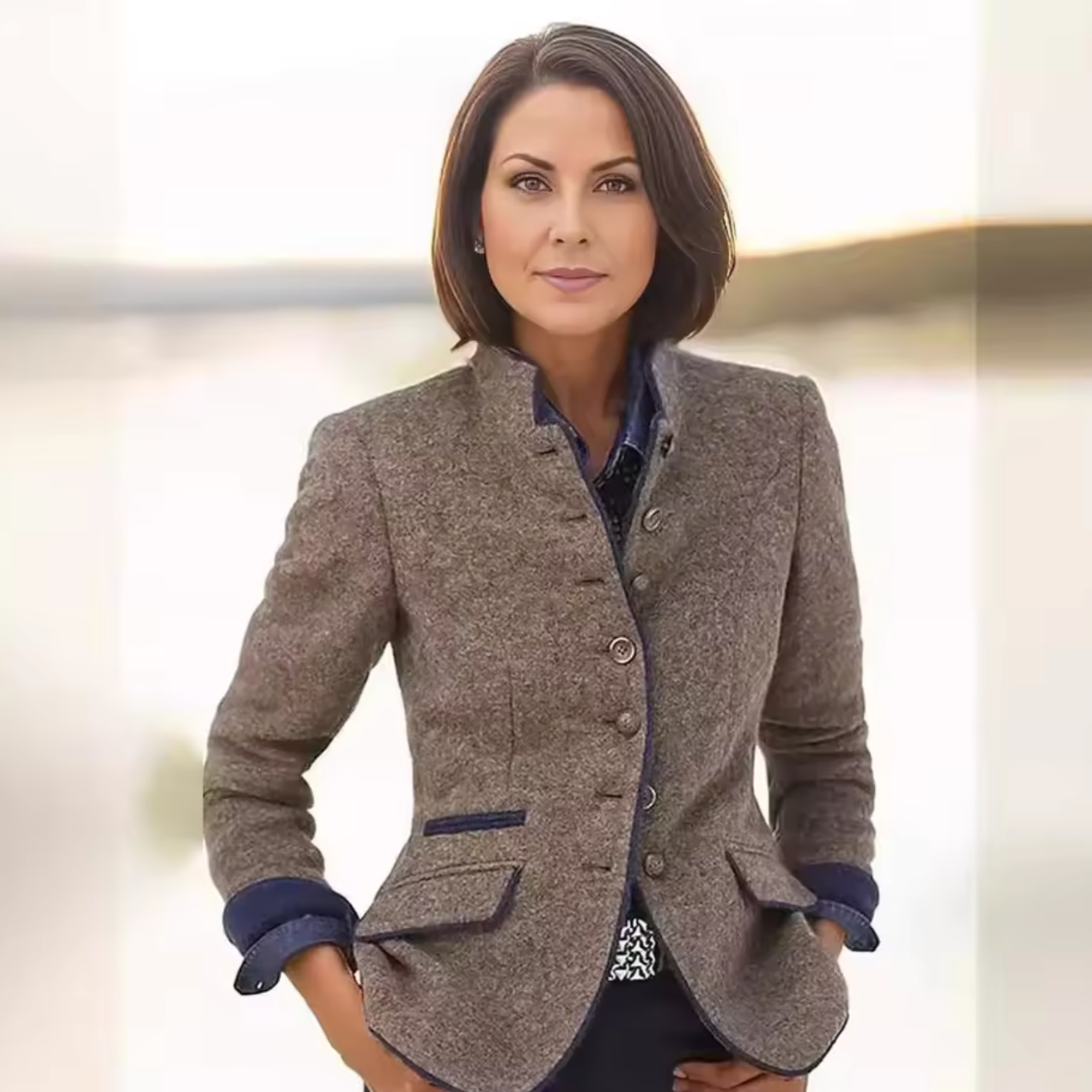 Women's Handcrafted Jacket with Unique Design and Versatile Fit