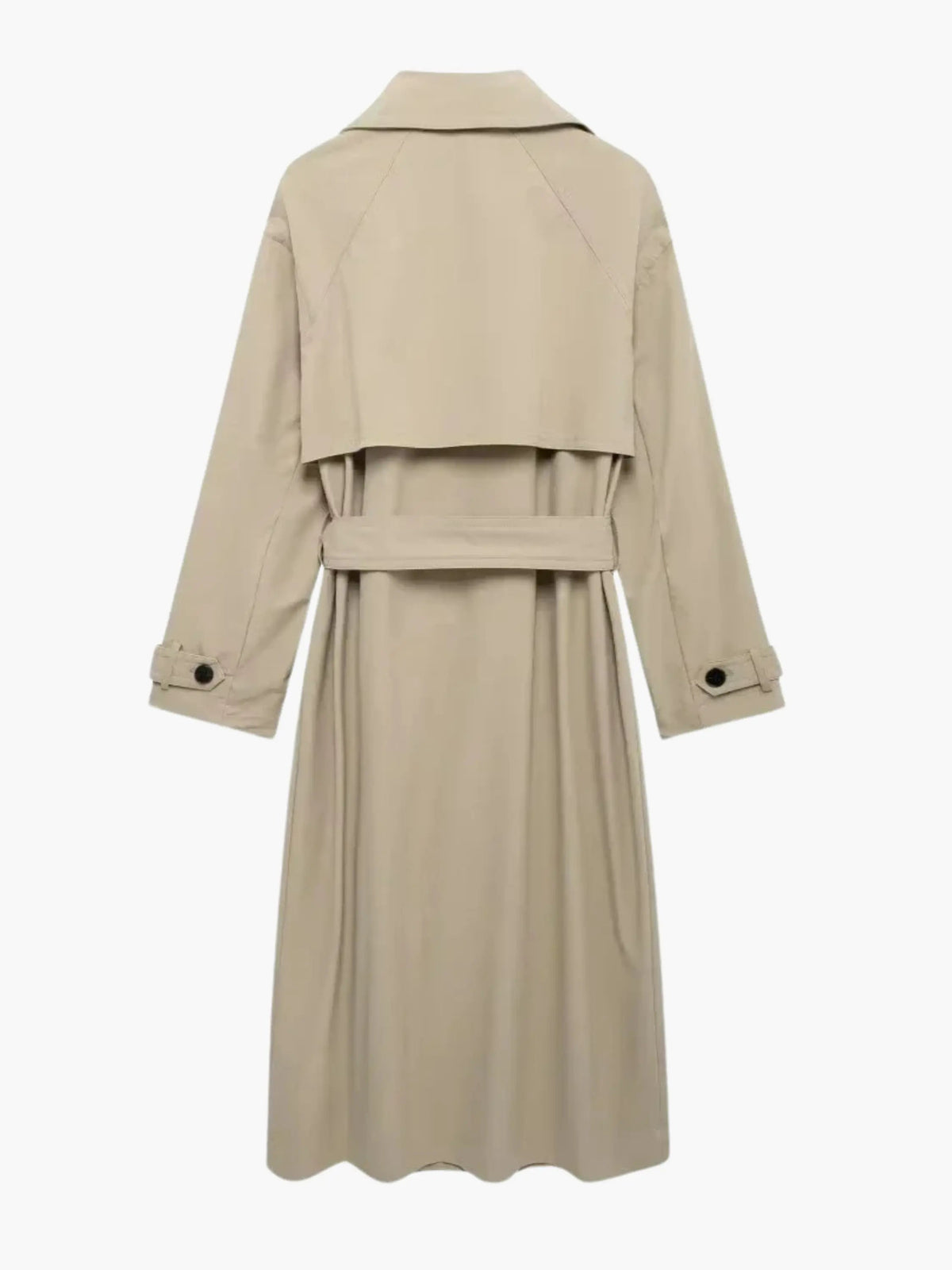 Classic Black Trench Coat - Timeless and Versatile