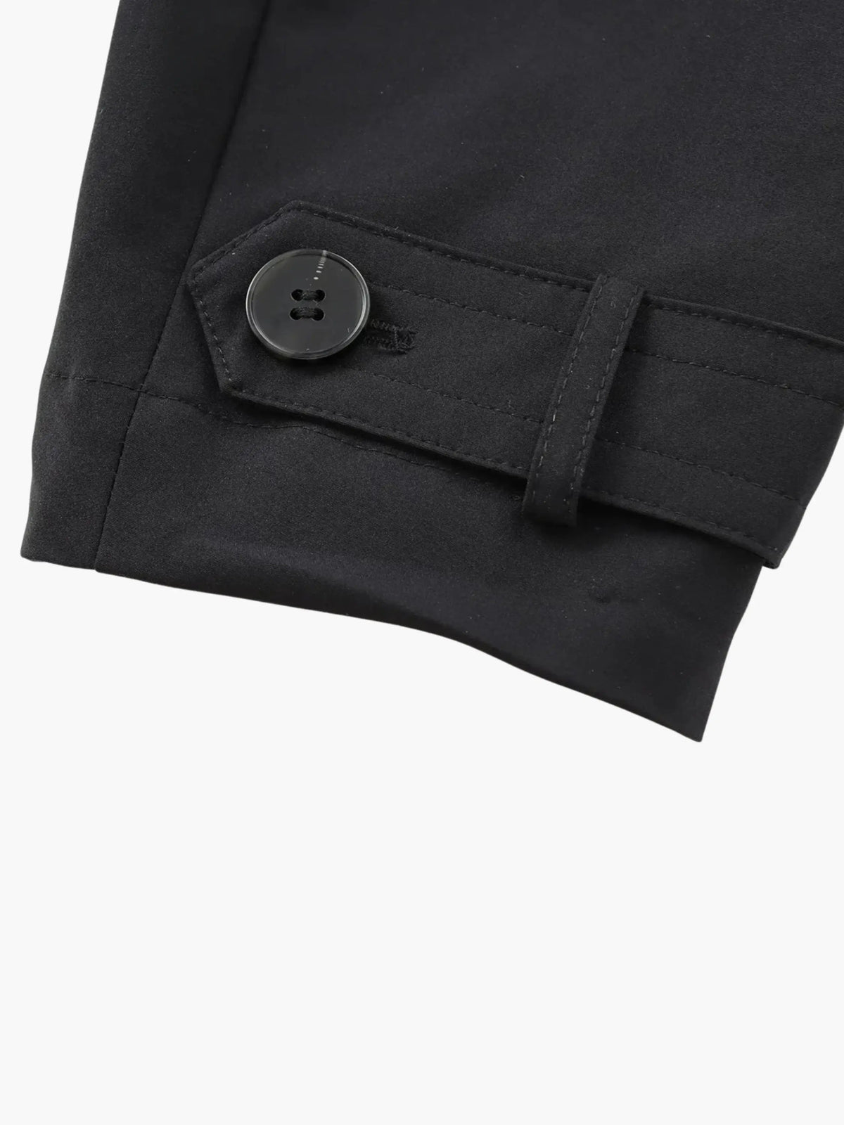 Classic Black Trench Coat - Timeless and Versatile