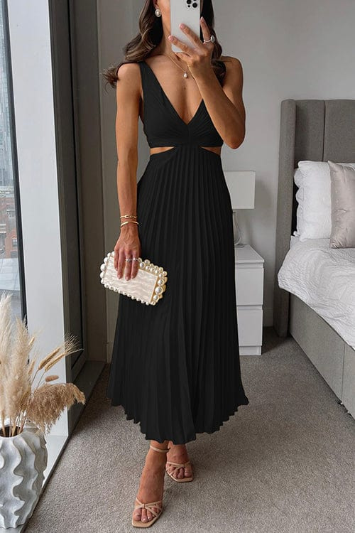 Women’s Pleated Dress | Midi