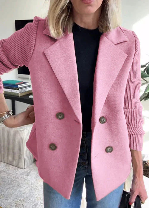 Women's Tailored Coat with Structured Design and Classic Fit