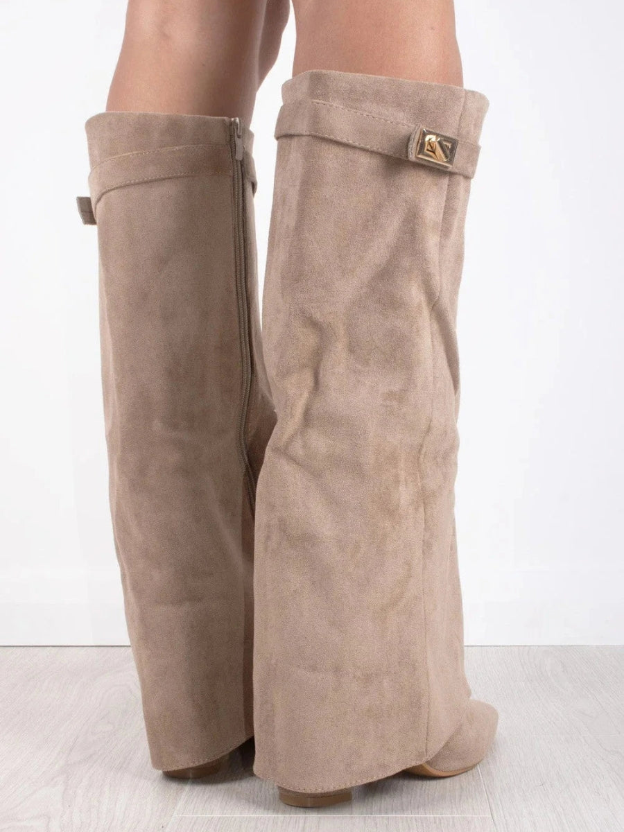Women’s Ankle Boots | Gold Accent Design