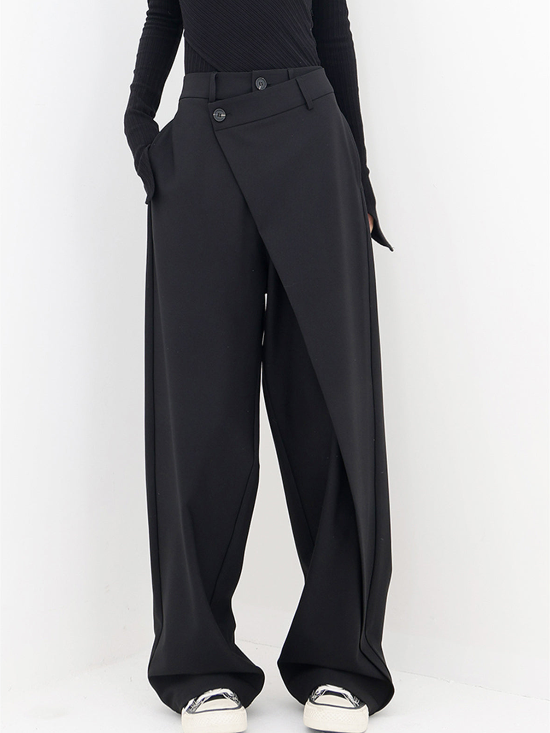 Women's Baggy Trousers with Relaxed Fit and Versatile Style