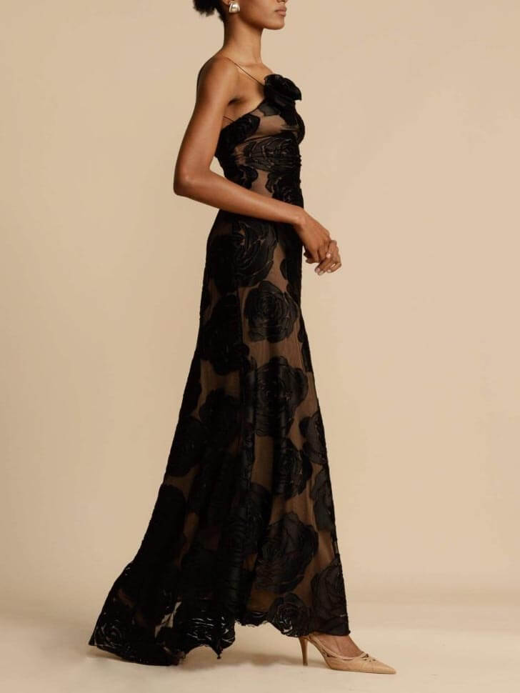 Women's Floral Maxi Dress with Sleeveless Design and Flowing Skirt