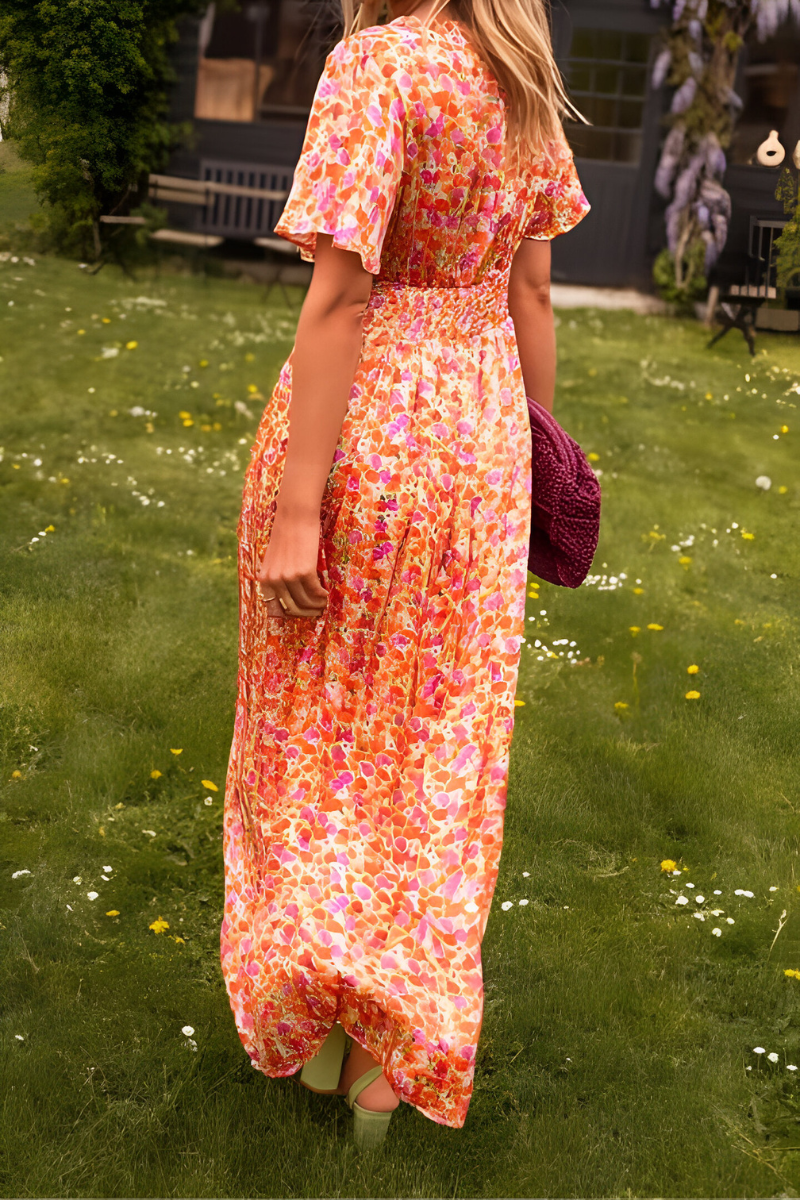 Women’s V-Neck Dress | Maxi