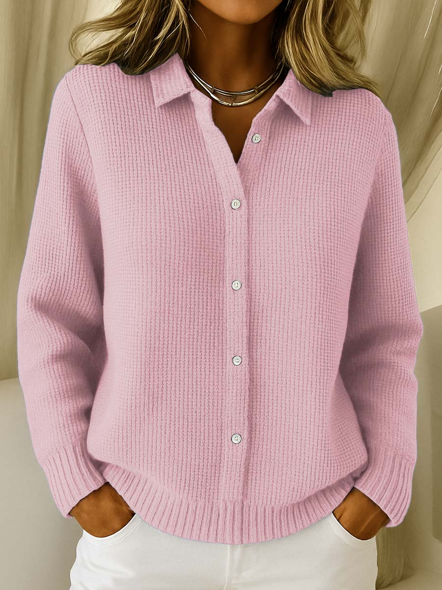 Women's Button Cardigan with Classic Design and Versatile Style