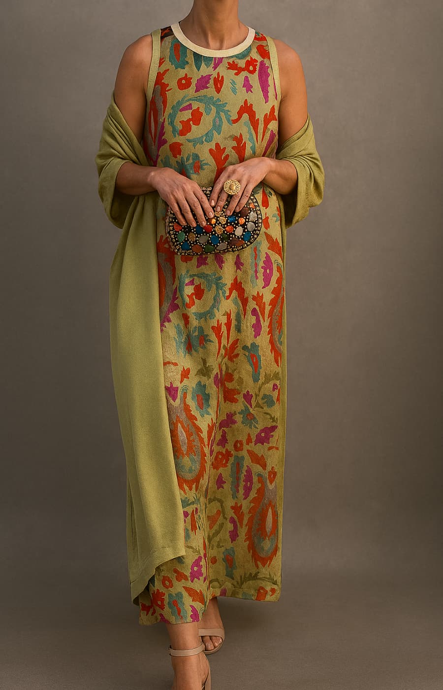 Women's Dress and Coat Set with Coordinating Design and Versatile Style