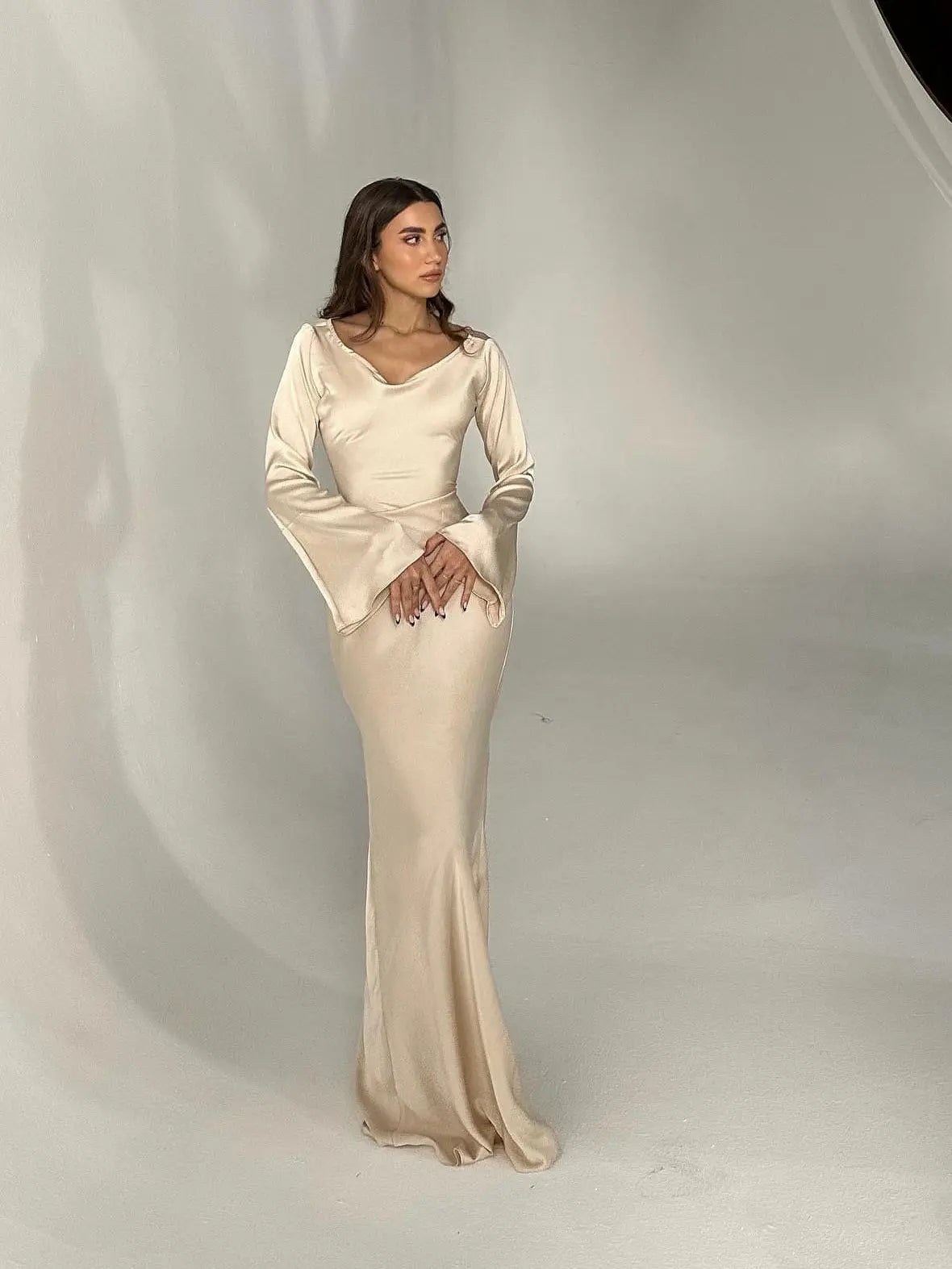 Women’s Long Sleeve Dress | Maxi