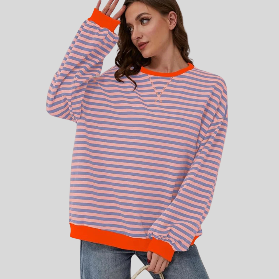 Ashley | Playful Striped Sweater