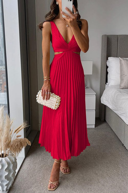 Women’s Pleated Dress | Midi