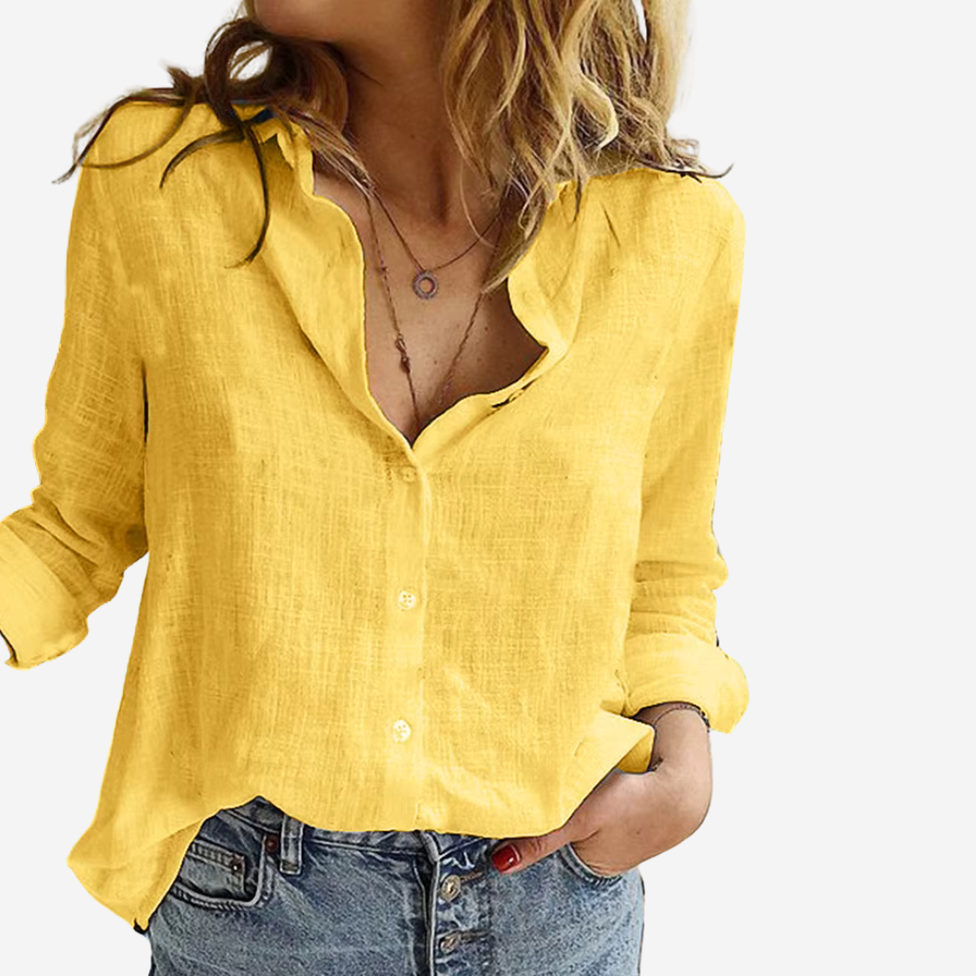 Women’s Button-Up Blouse | Long Sleeve