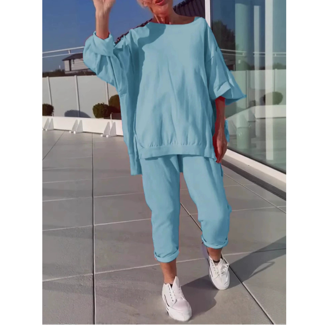 Women's Loungewear Set with Soft Fabric and Relaxed Fit