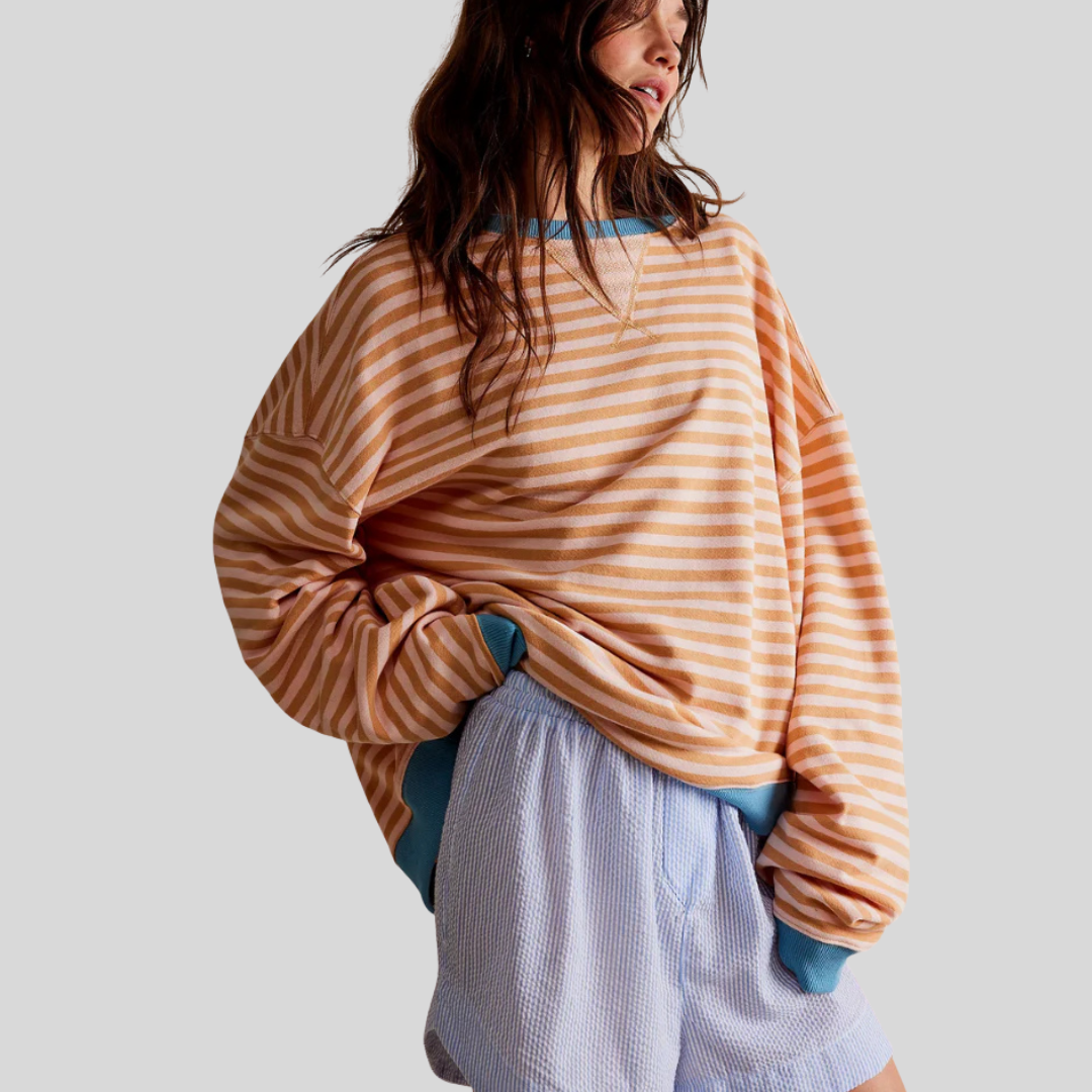 Ashley | Playful Striped Sweater