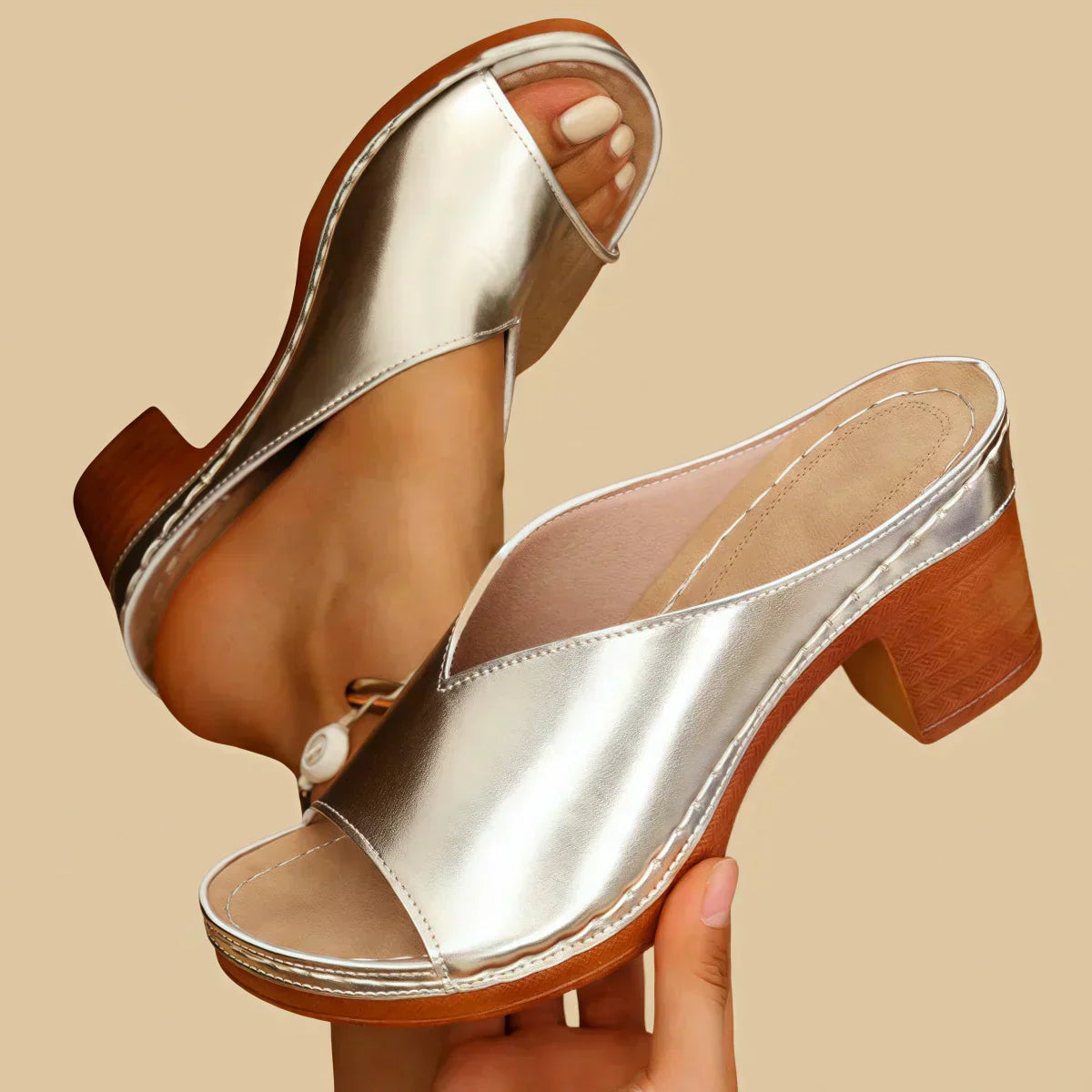 Claudette | Women's Orthopedic Flat Sandals