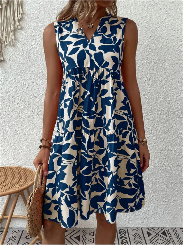 Women's Flowy Dress with Lightweight Fabric and Relaxed Fit