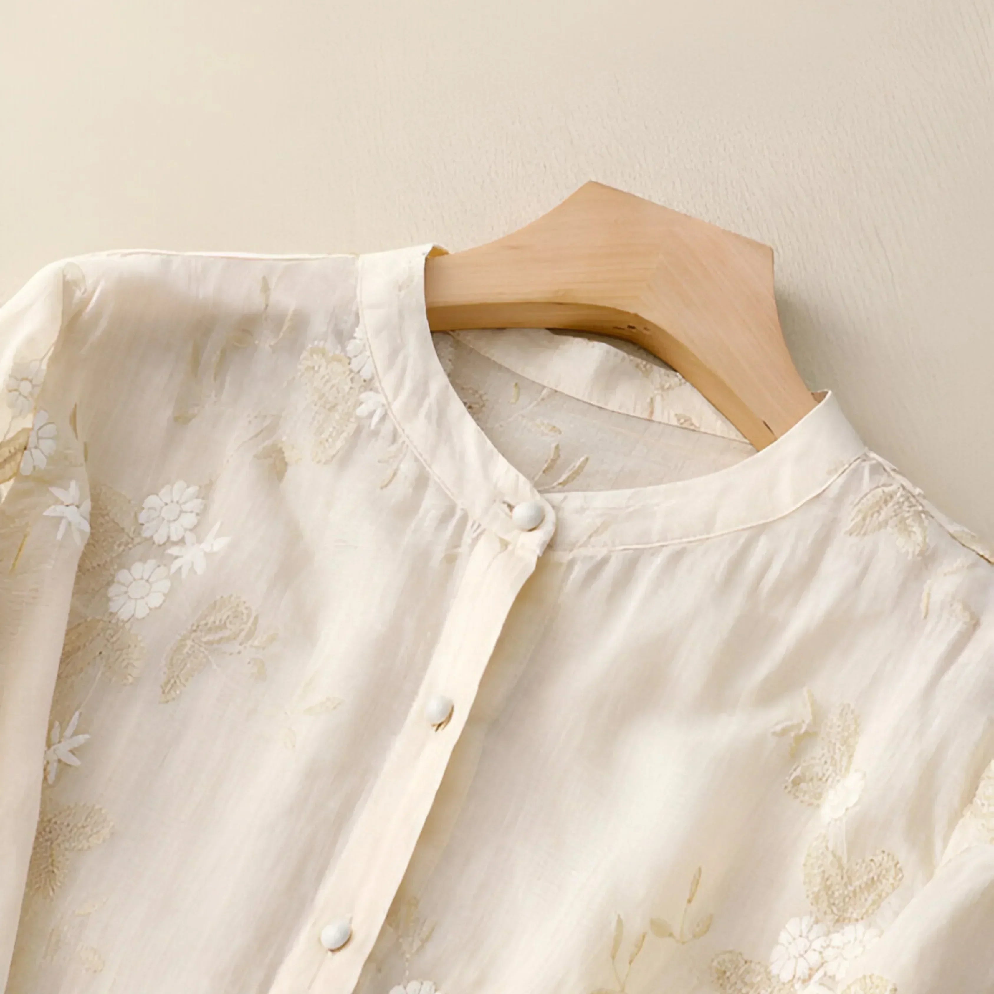 Women’s Embroidered Floral Top | Casual Style