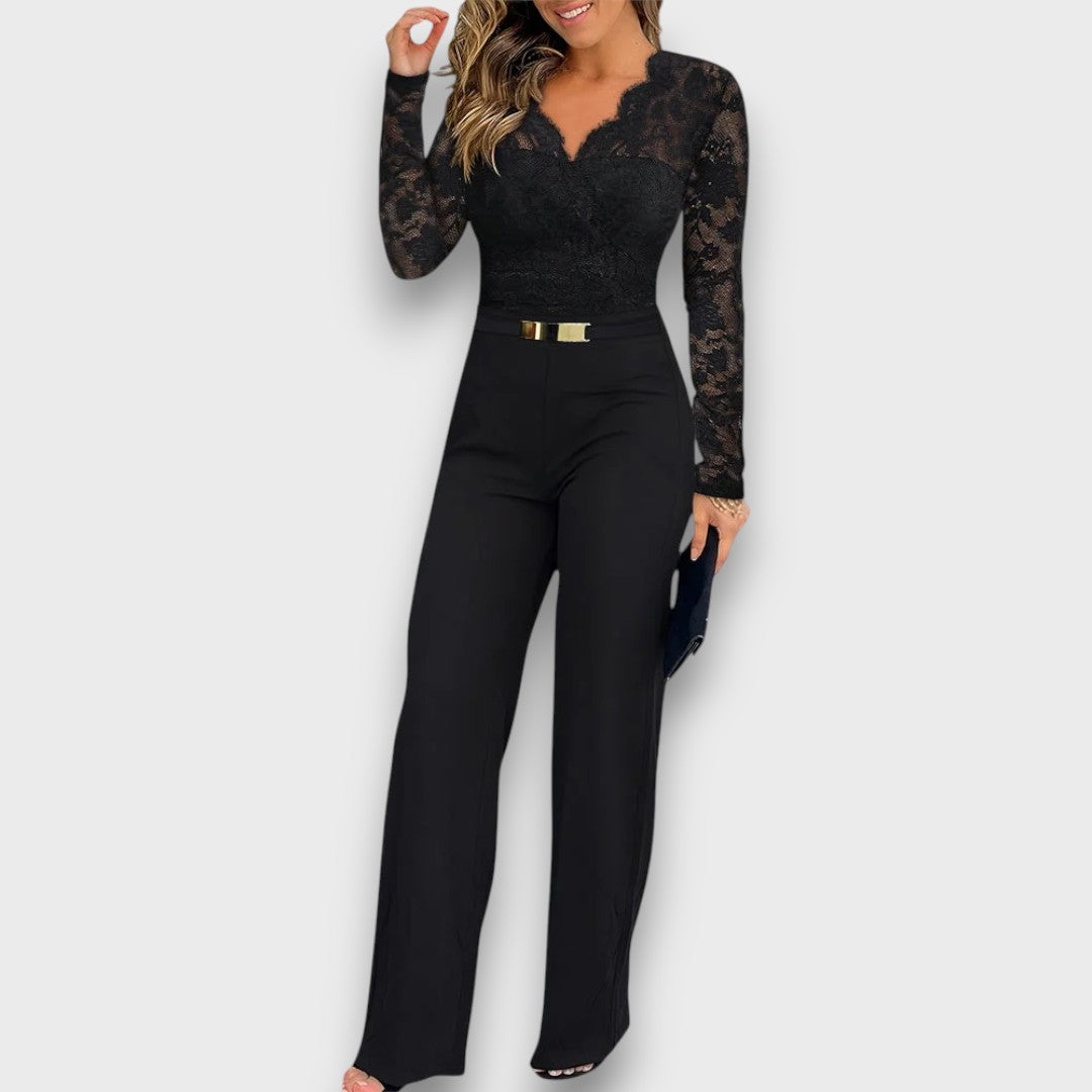 Women’s Jumpsuit with Decorative Detail | Clean Design