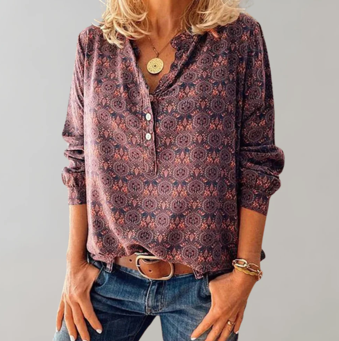 Women’s Long Sleeve Blouse | Vintage Style