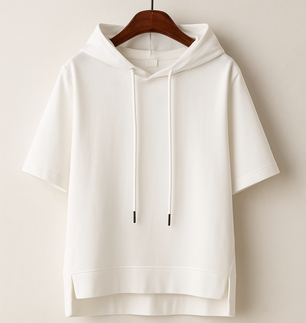 Women’s Short Sleeve Hoodie | Pullover Design