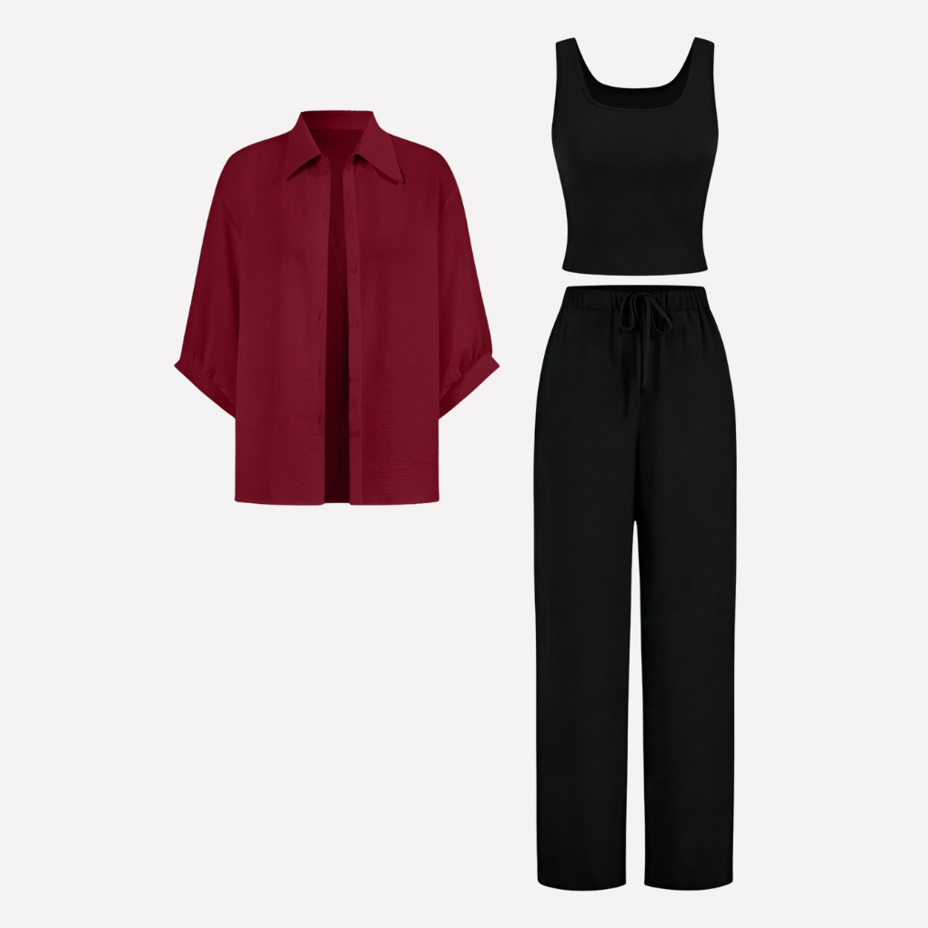 Women’s 3-Piece Clothing Set | Structured Design