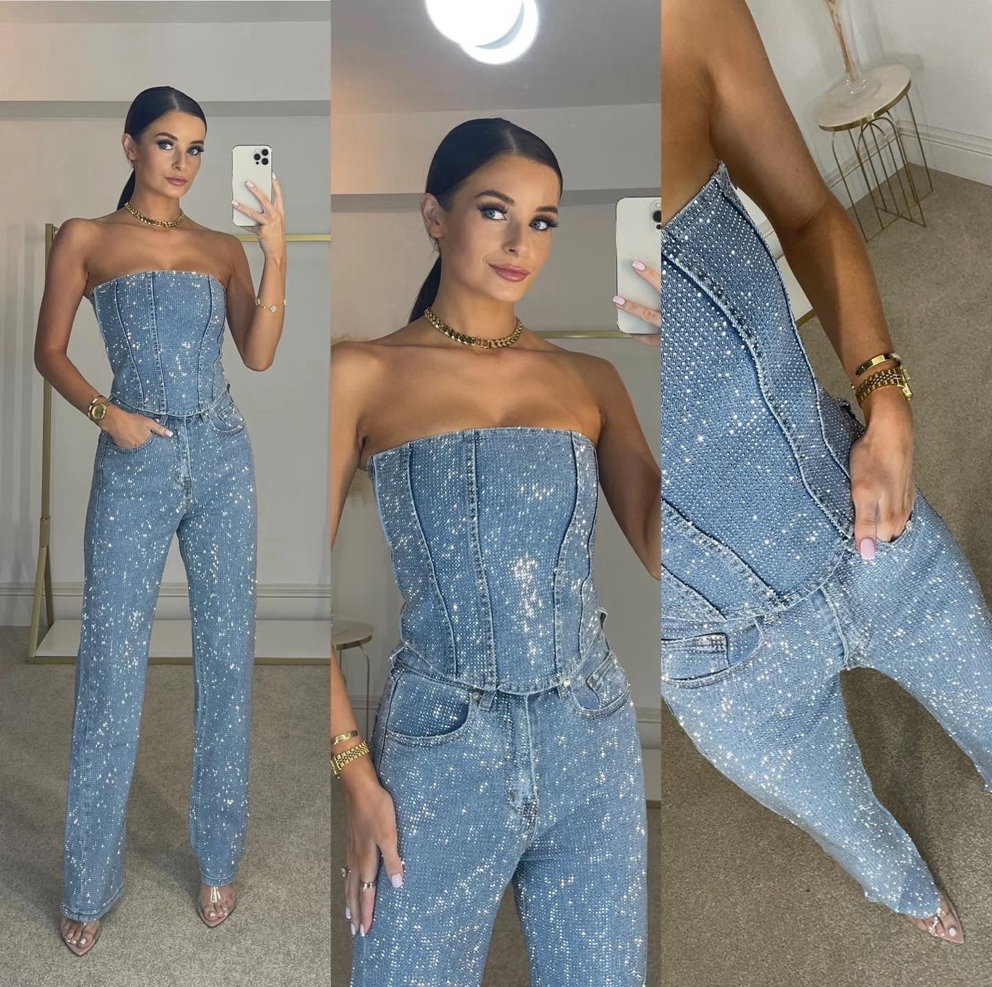 Women’s Strapless Jumpsuit | Clean Design