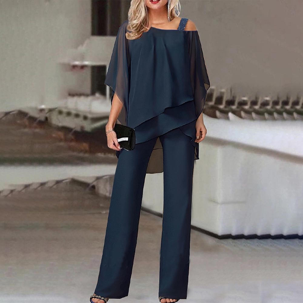 Women’s Two-Piece Set | Cold Shoulder Design