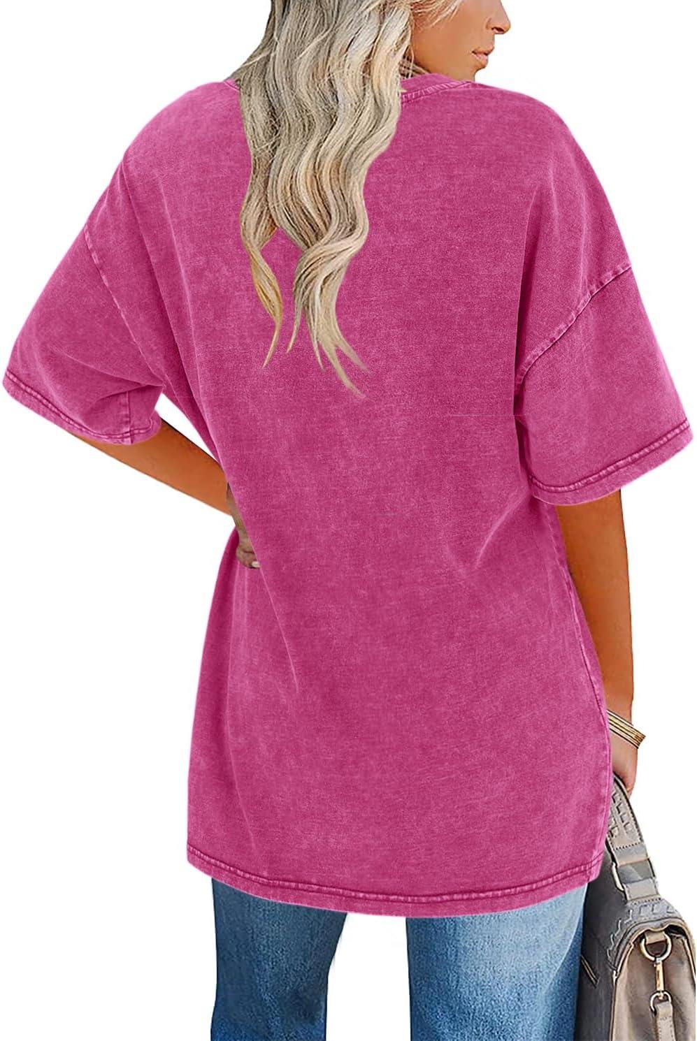 Women's Vintage T-Shirt with Oversized Fit and Soft Fabric