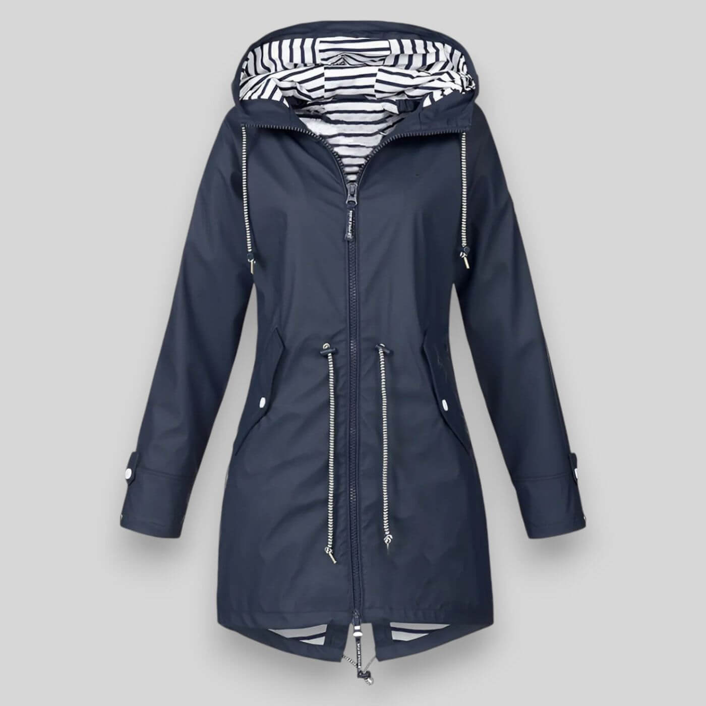 Women's Waterproof Jacket with Lightweight Design and Adjustable Hood