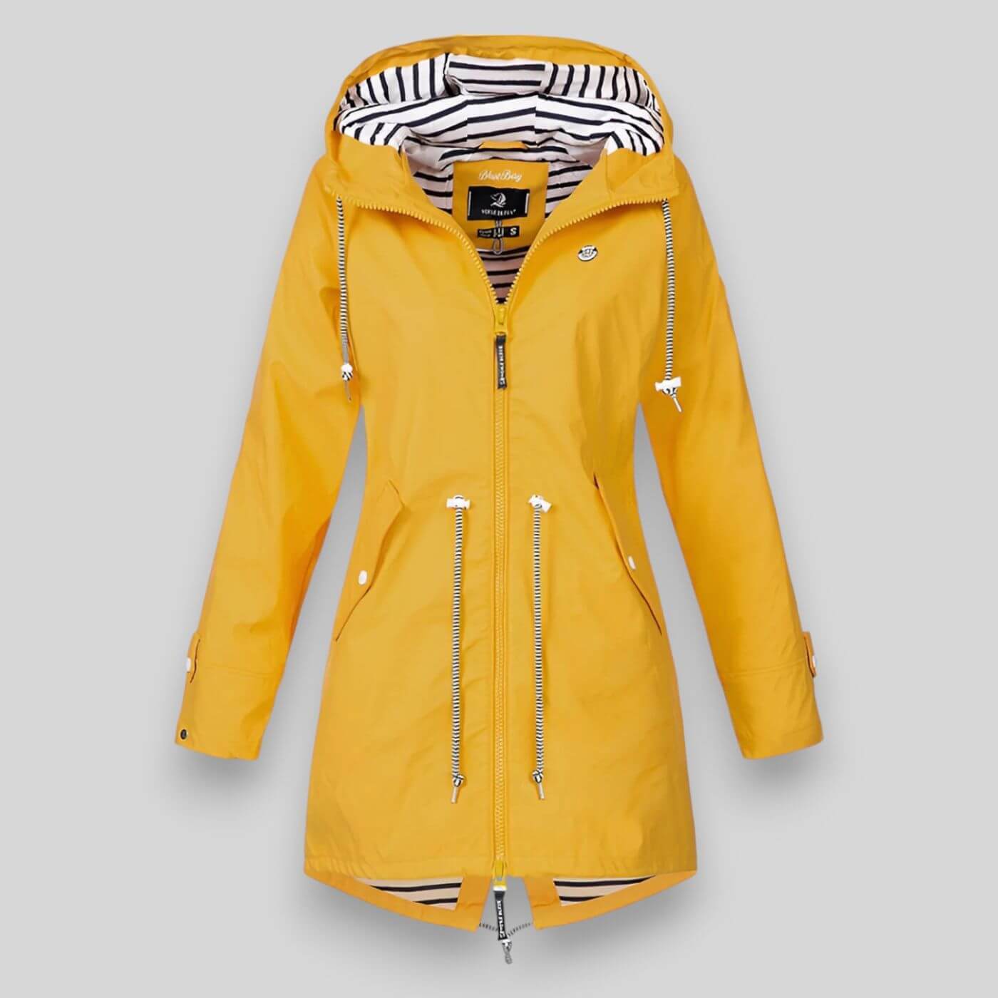 Women's Waterproof Jacket with Lightweight Design and Adjustable Hood