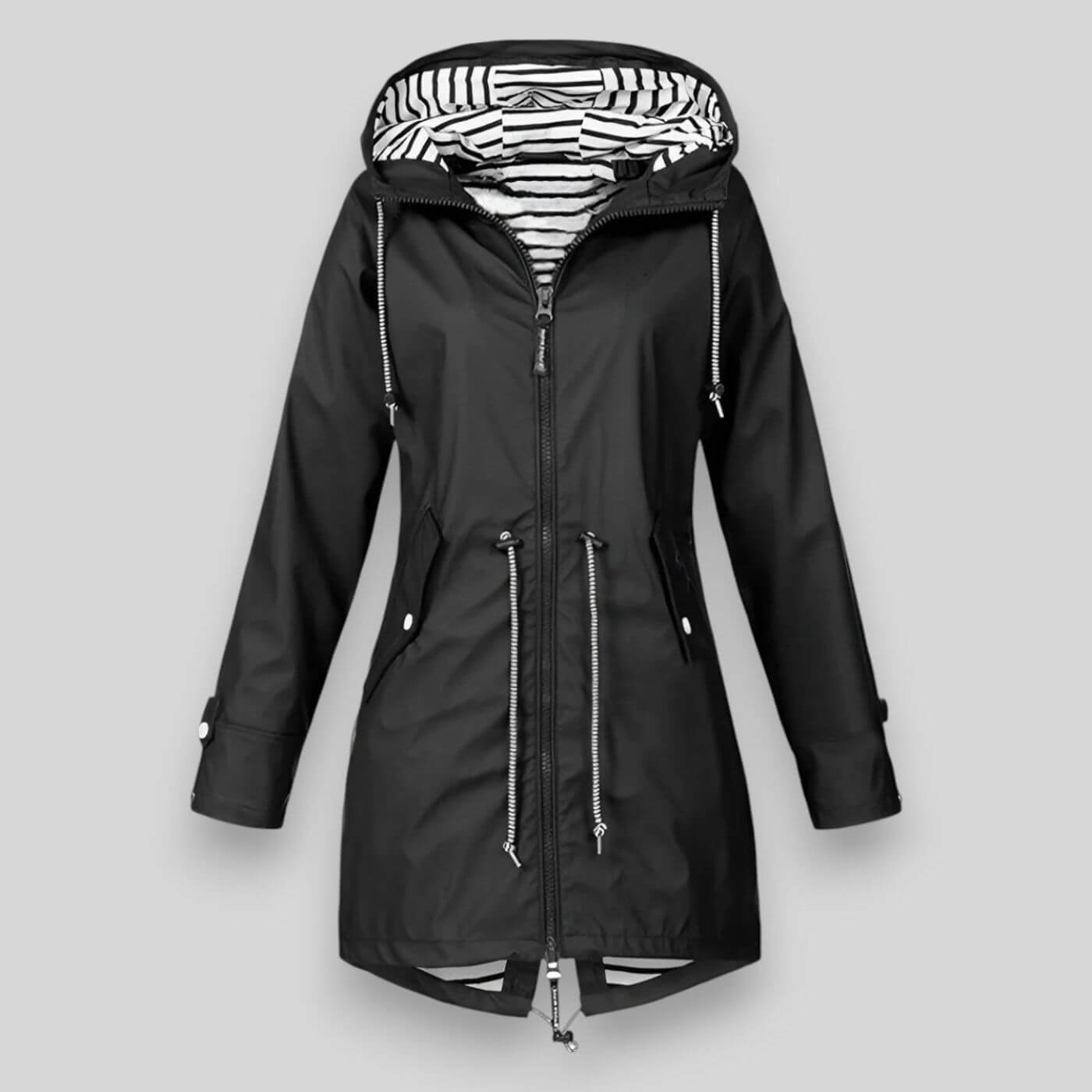 Women's Waterproof Jacket with Lightweight Design and Adjustable Hood