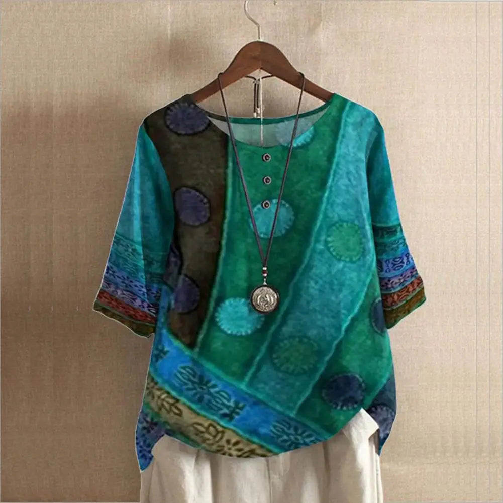 Women’s Round Neck Top | Short Sleeve