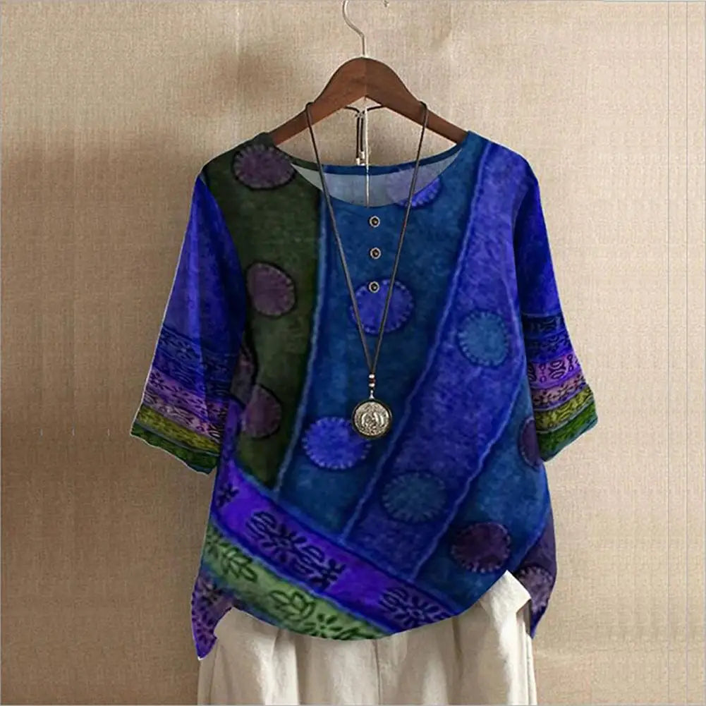 Women’s Round Neck Top | Short Sleeve