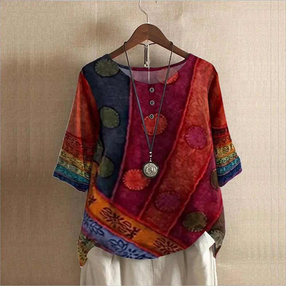 Women’s Round Neck Top | Short Sleeve