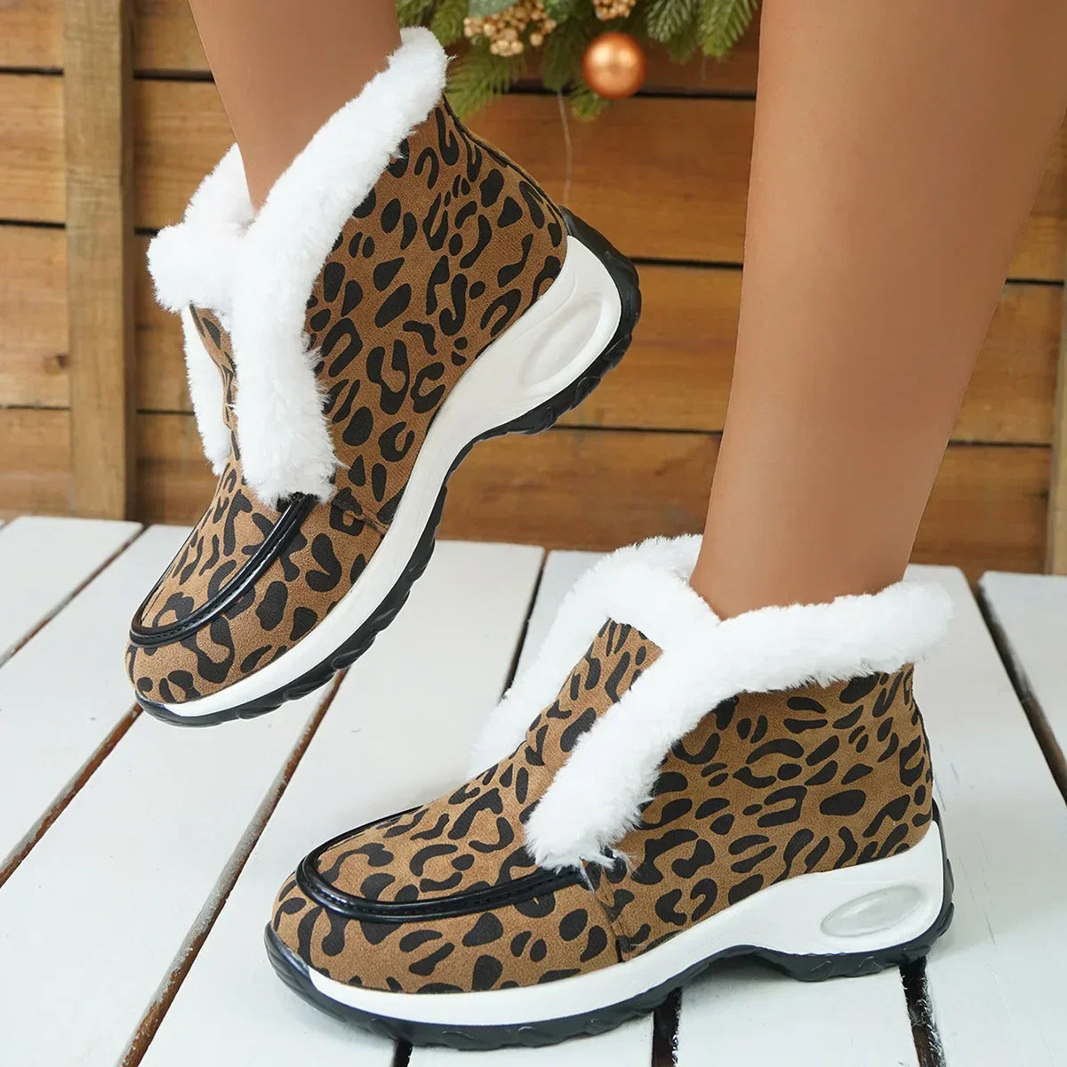Vegan™ | Leather Casual Ankle Boots