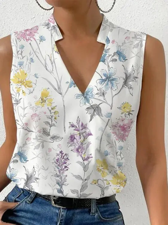 Women’s V-Neck Top | Clean Design