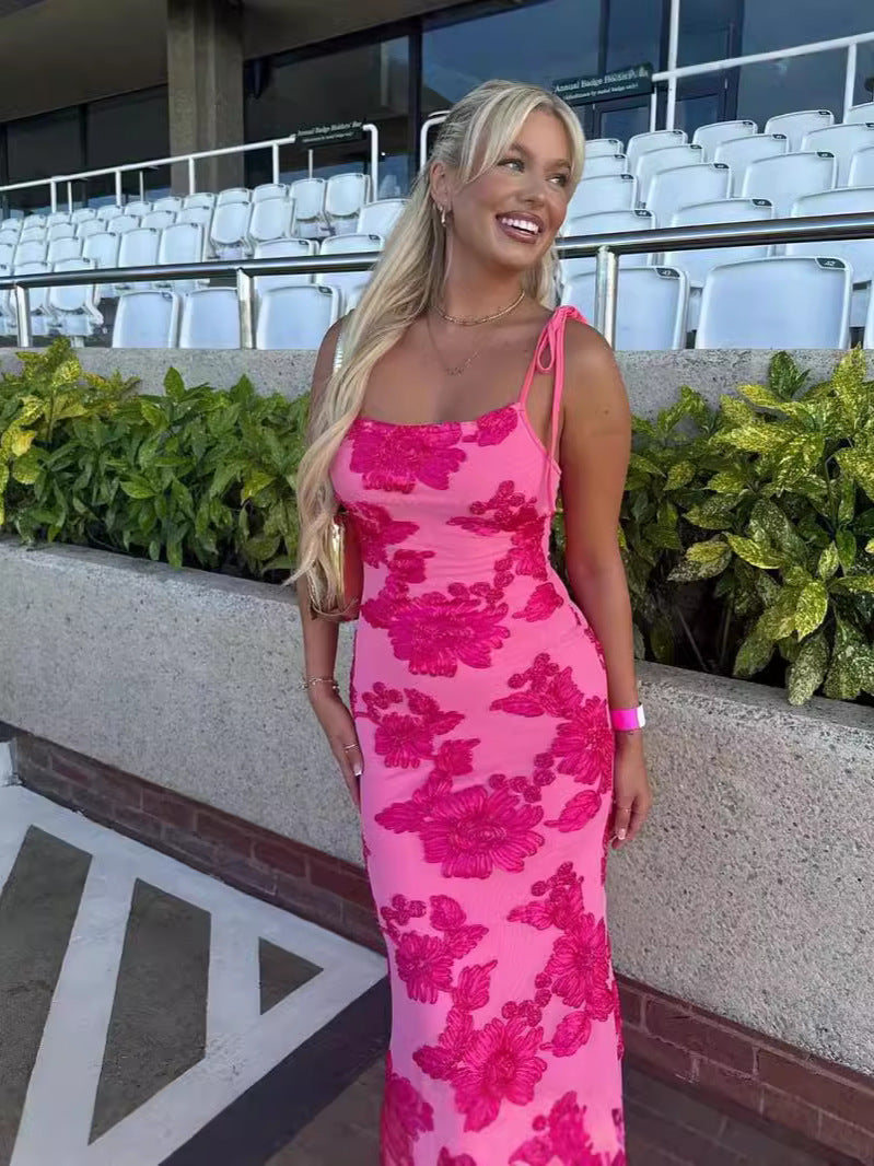 Women’s Tie Strap Dress | Maxi