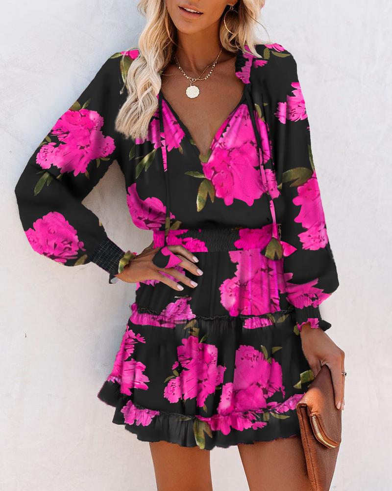 Women’s Bold Floral Dress | Mini