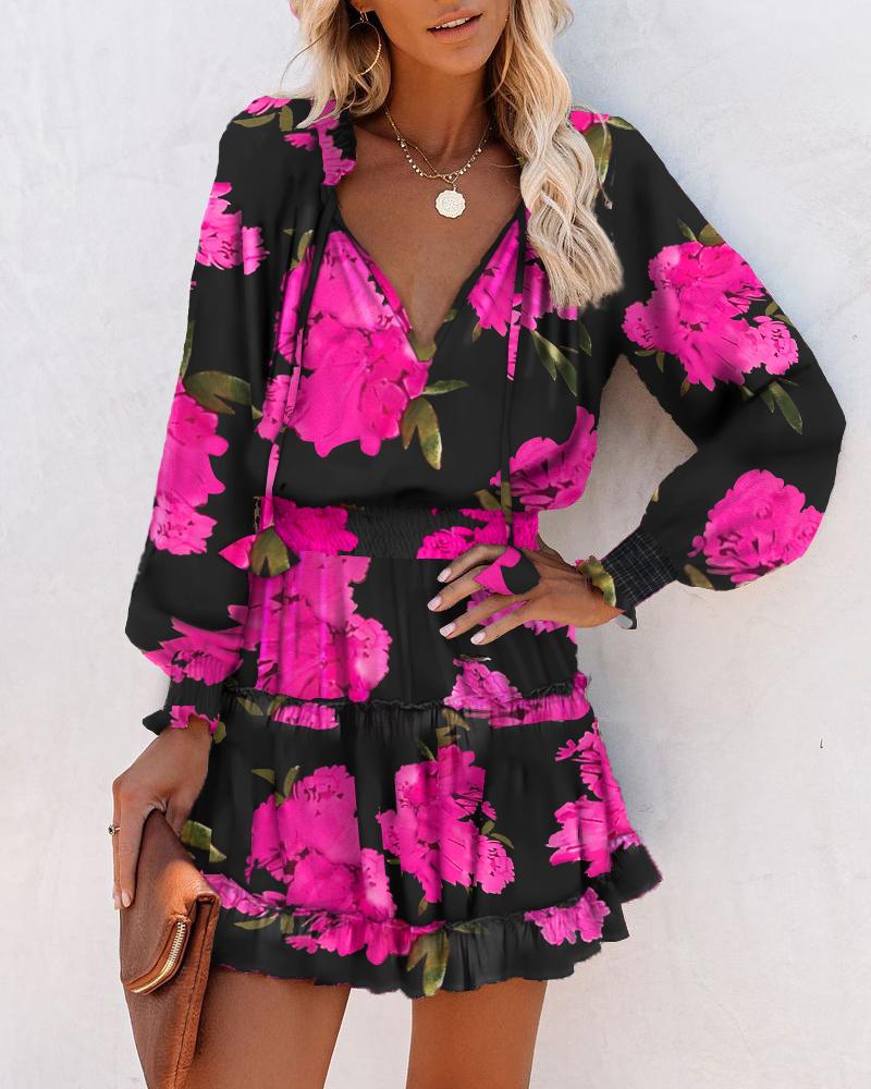 Women’s Bold Floral Dress | Mini