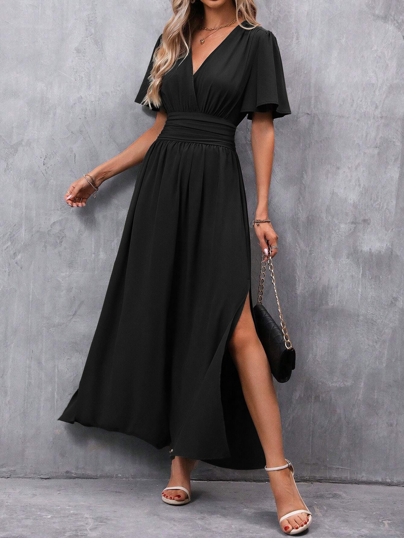 Women’s Flared Sleeve Dress | Maxi