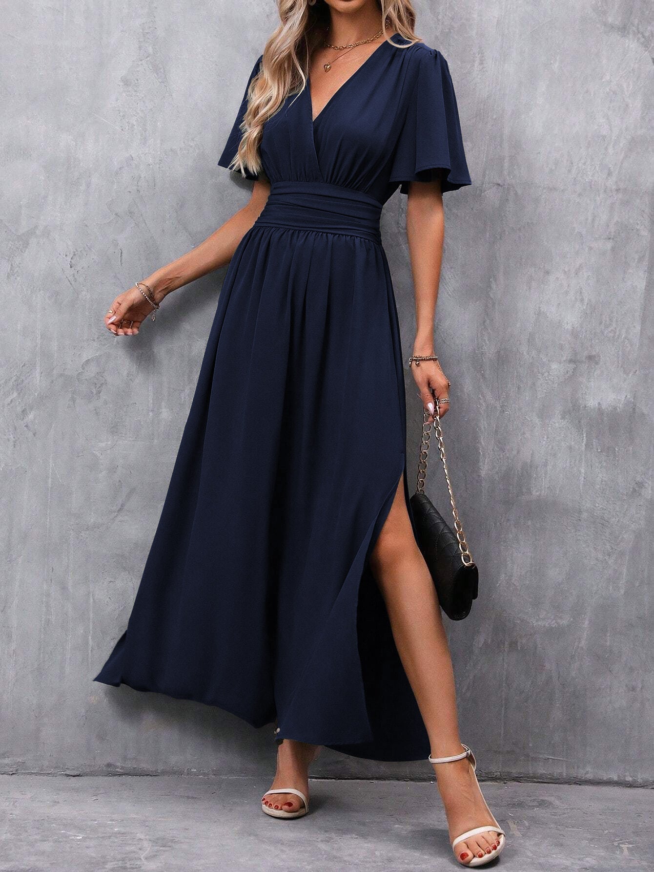 Women’s Flared Sleeve Dress | Maxi