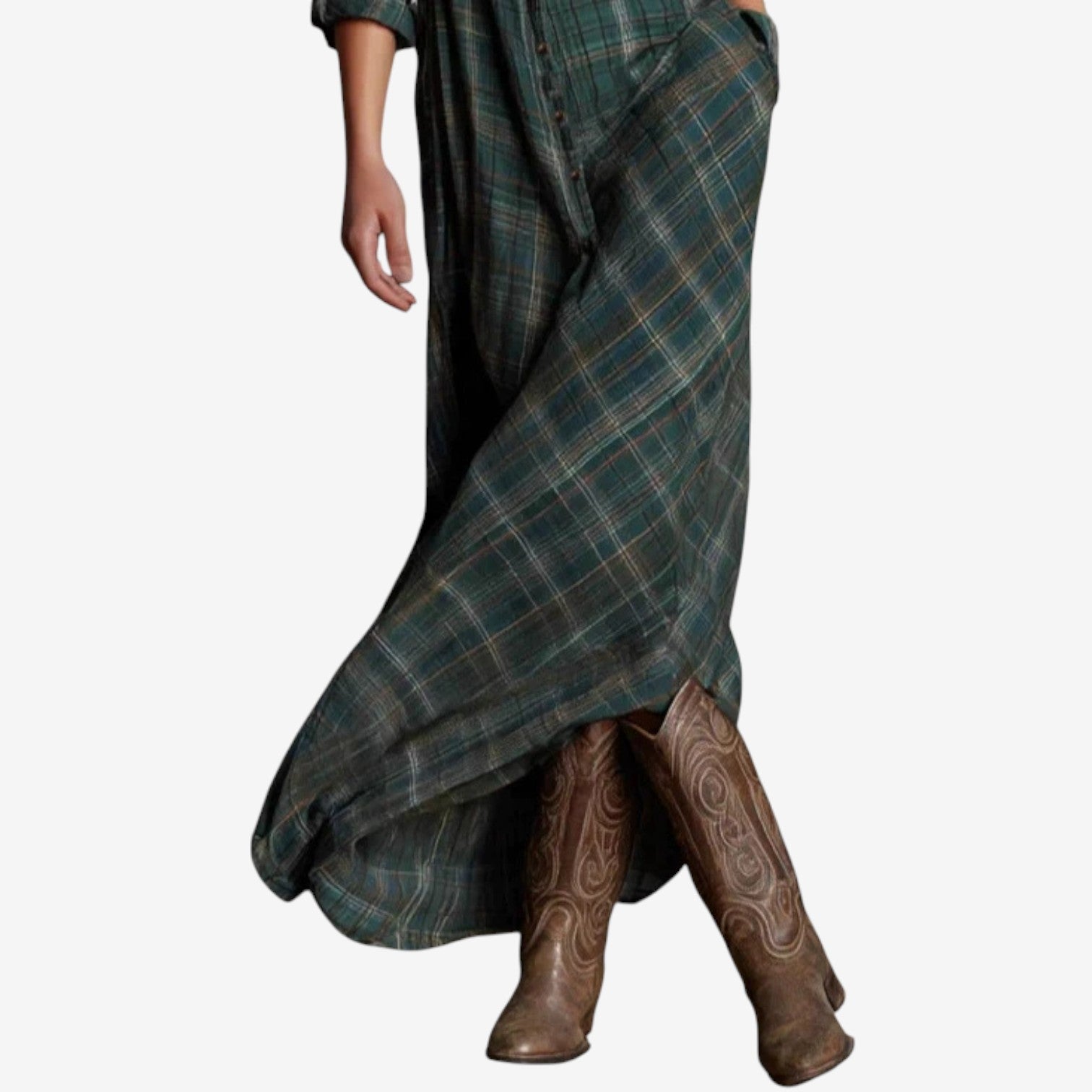 Women's Maxi Dress with Flowing Design and Versatile Style